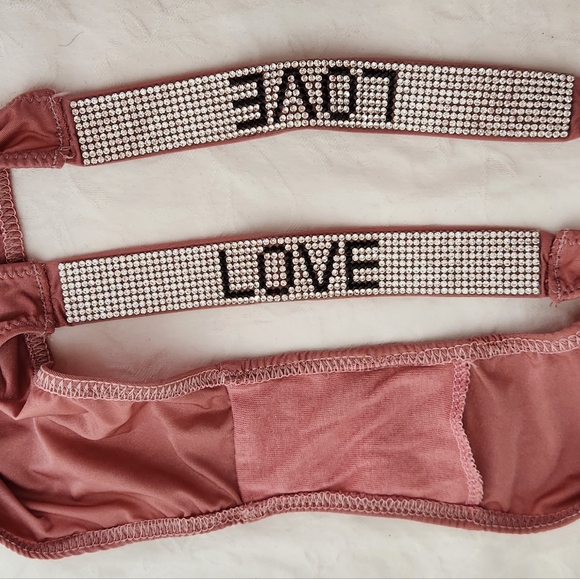 Pink Rhinestone Love Panties - Picture 3 of 5